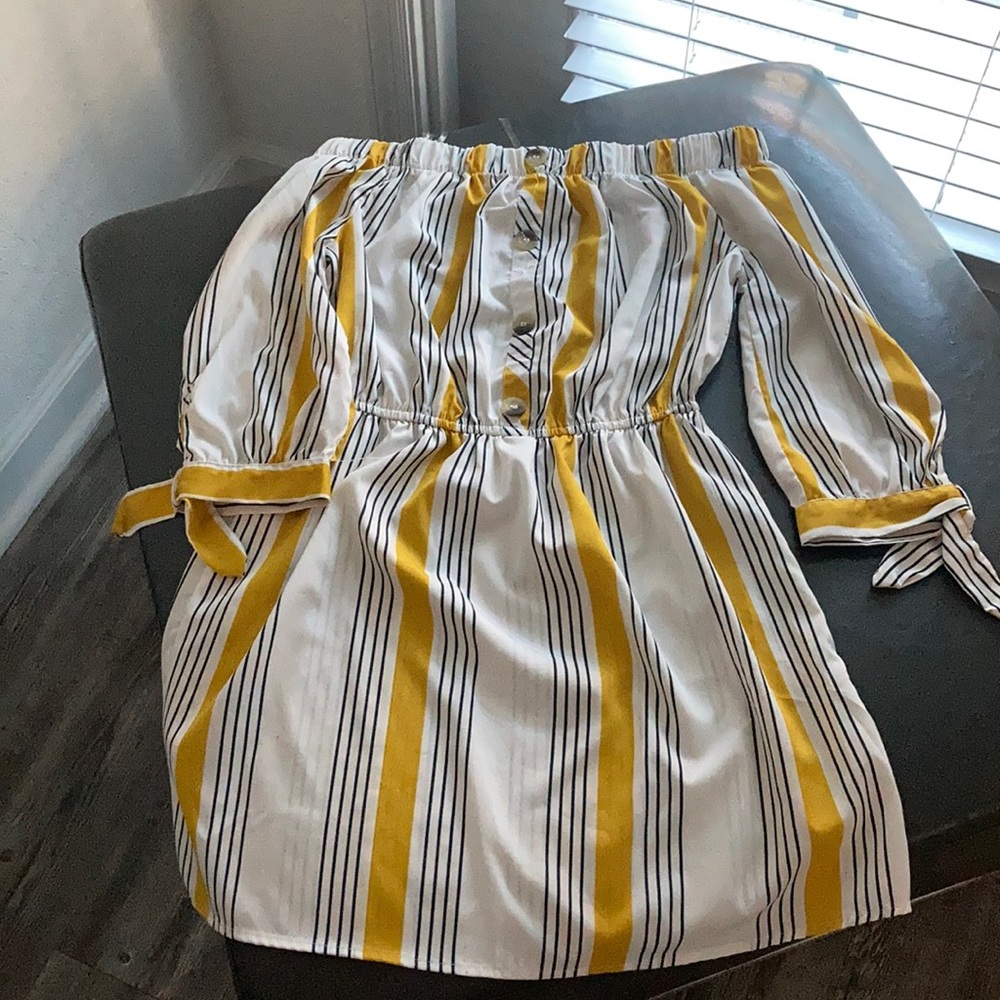 Long Sleeve Off The Shoulder Dress